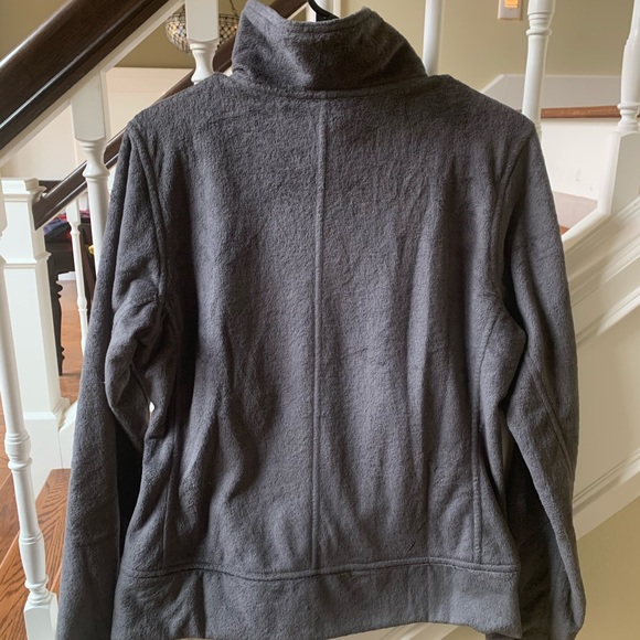 Charcoal North Face Fleece w/ high neckline - Picture 2 of 7